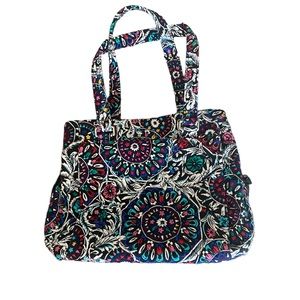 Vera Bradley Stain Glass Medallion mini crossbody bag EUC
